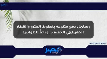 وسائل دفع متنوعة بخطوط المترو والقطار الكهربائي الخفيف.. وداعاً للطوابير!